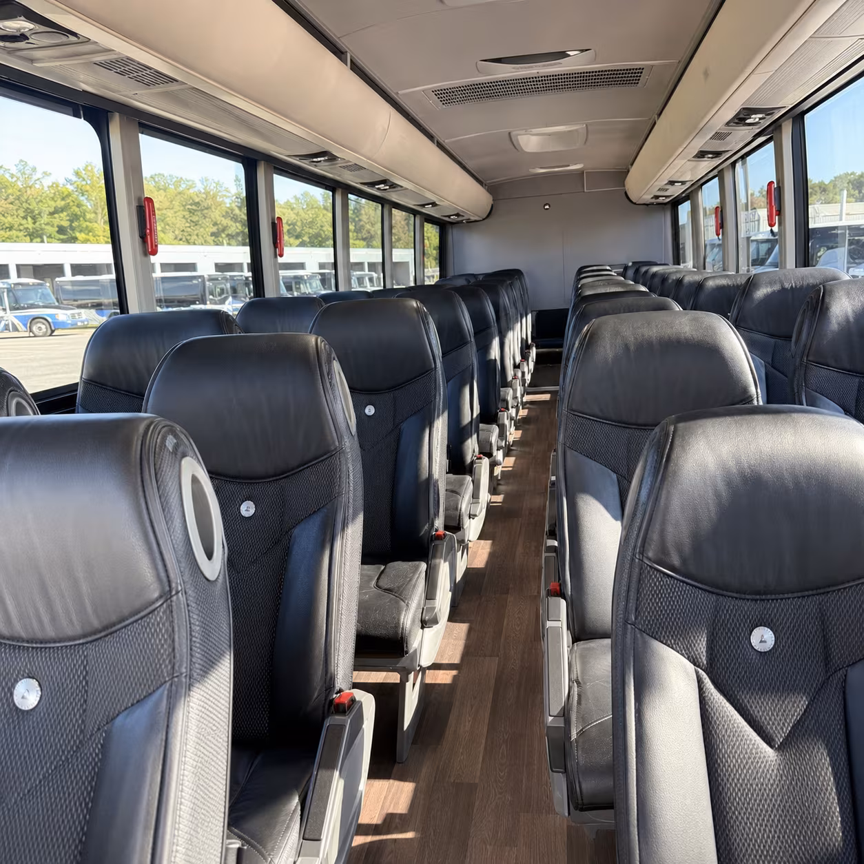 carson charter bus rental inside