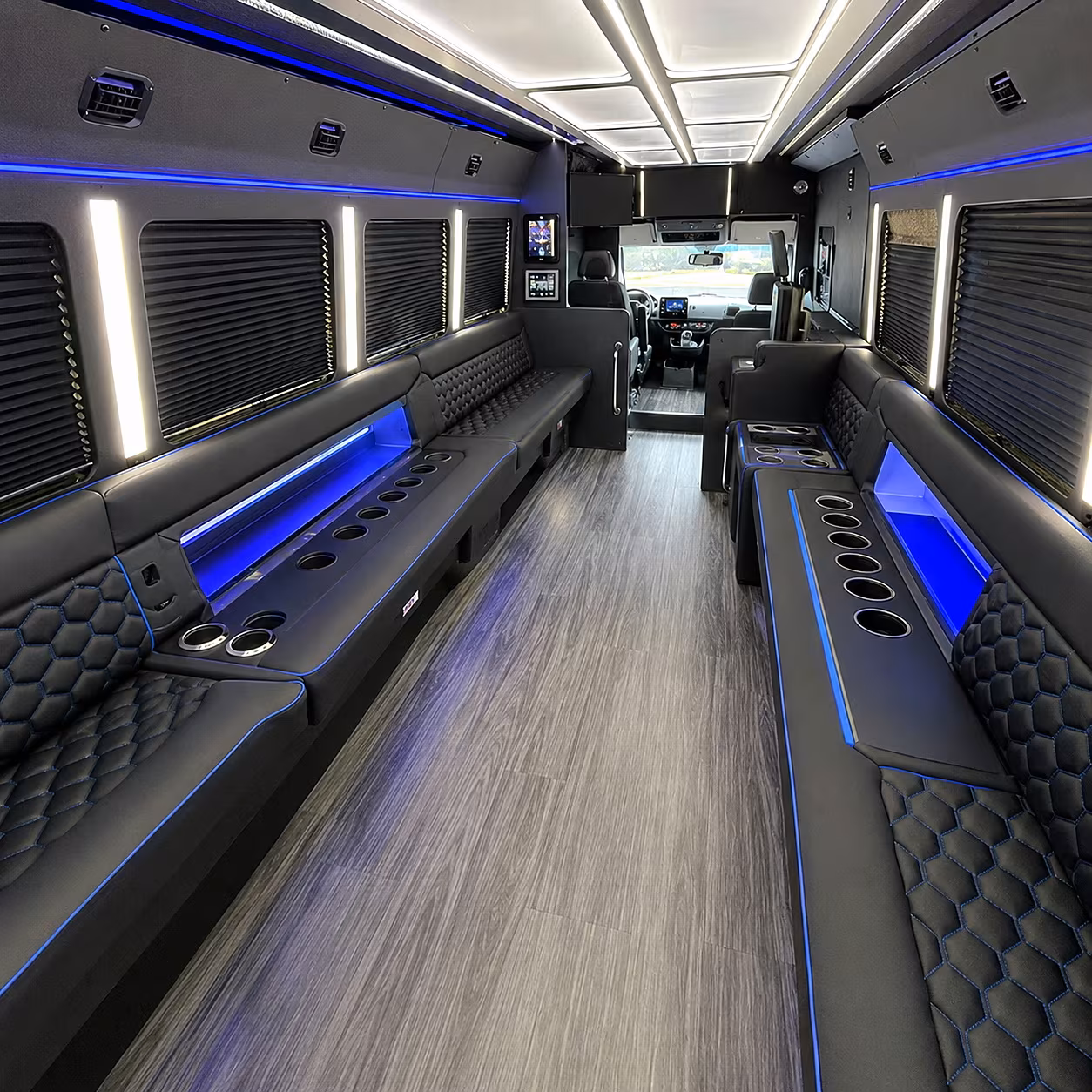 carson party bus rentals inside